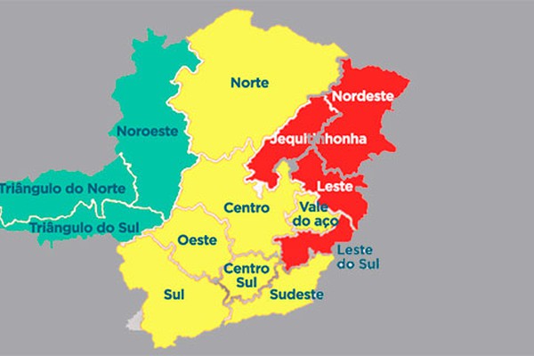 Região de Patos de Minas se mantém na onda verde, mas metade do Estado terá regressão
