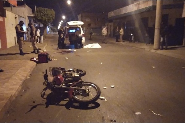 Pedestre morre ao ser atingido por motoboy no bairro Cristo Redentor em Patos de Minas