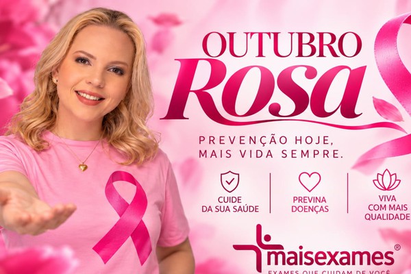 Outubro Rosa: Maior Clínica de Exames médicos de Patos de Minas preparou um mês especial para a Saúde da Mulher