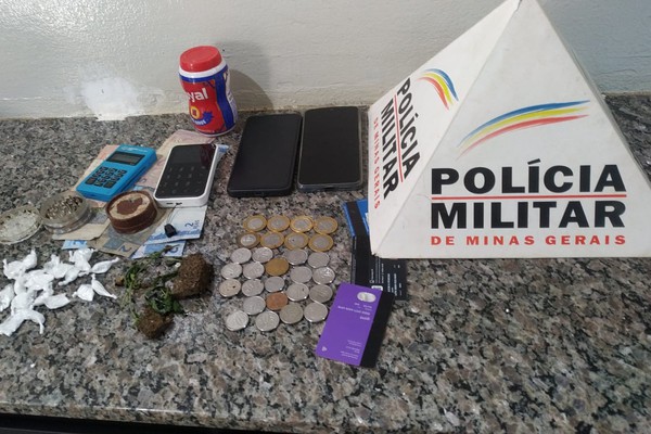 Homem é preso por tráfico de drogas durante operação conjunta da PM e Polícia Civil em Rio Paranaíba