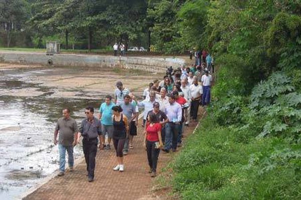 Falta de segurança leva comitiva ao Parque Municipal do Mocambo