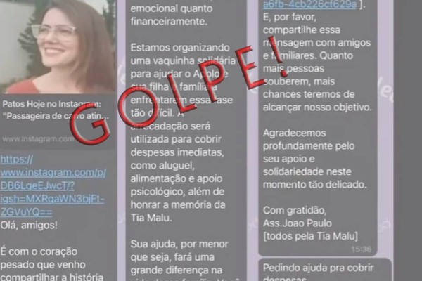 Família de professora que faleceu em acidente alerta sobre golpe usando a tragédia