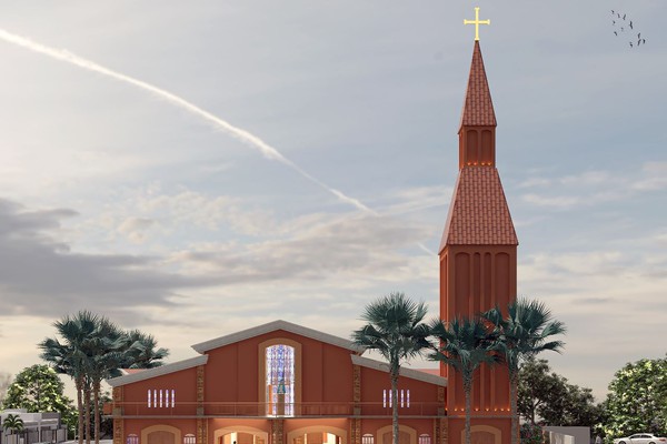Igreja de Nossa Senhora da Abadia será reconstruída; conheça o projeto do novo prédio