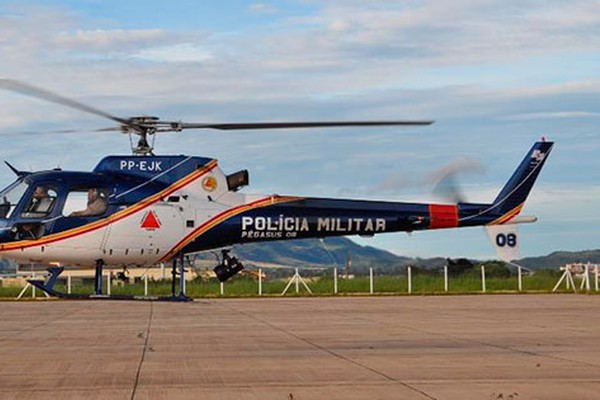Megaoperação de combate ao tráfico de drogas em Carmo do Paranaíba tem até helicóptero