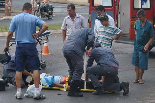 Senhor atropelado na Rua Barão do Rio Branco morre no Hospital Regional
