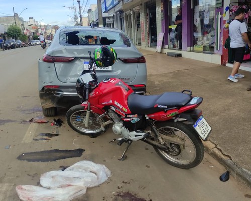 Motociclista Fica Gravemente Ferido Ao Tentar Desviar De Veículo Que