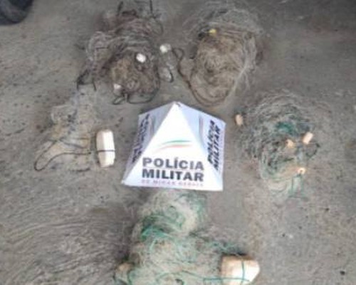 Operação ambiental flagra posse ilegal de arma e apreende petrechos de pesca proibida em São Gonçalo do Abaeté