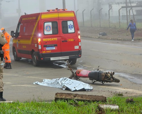 Motociclista morre em grave acidente na avenida JK em Patos de Minas