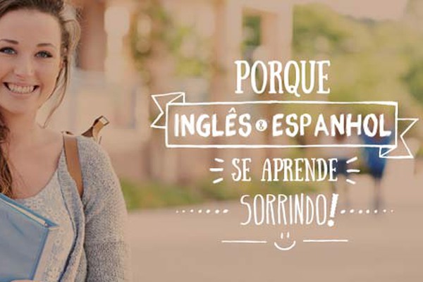 CNA Patos de Minas, porque inglês e espanhol se aprende sorrindo