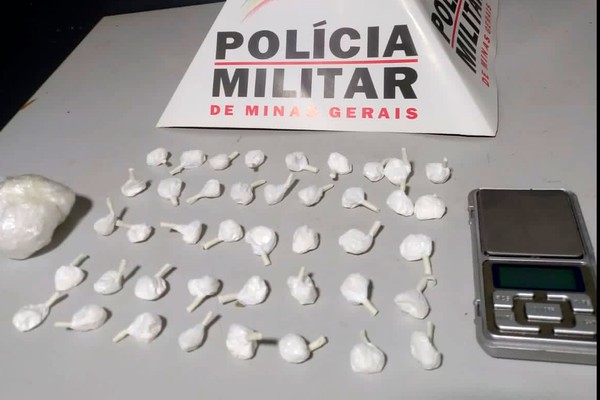 Após denúncias, Polícia Militar prende comerciante com grande quantidade de cocaína
