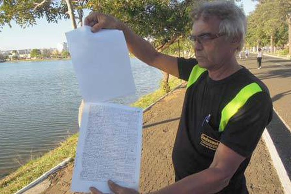 Moradores do bairro Lagoa Grande fazem abaixo-assinado por mais segurança