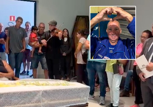 Dono de Bar, Zé Lobo recebe as últimas homenagens com cerveja e hino do time do coração