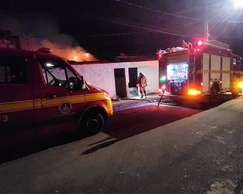 Casa de mãe e filha presas por assassinato é destruída por incêndio no Bairro Coração Eucarístico