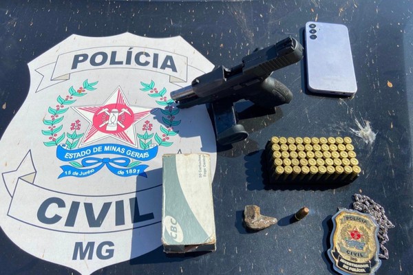 Foragido da justiça de Vazante é preso com arma e drogas em Uberlândia