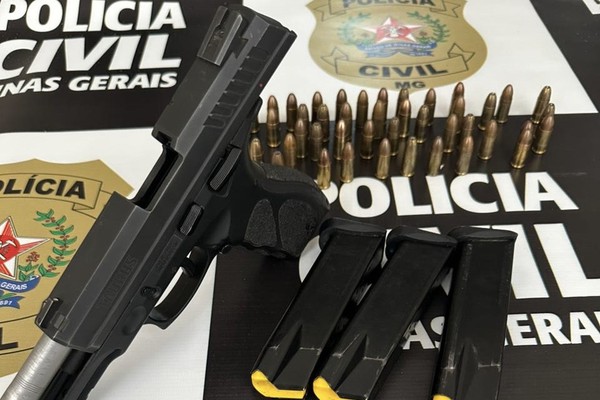 Polícia Civil prende homem que atirou na própria mulher em São Gonçalo; pistola foi apreendida