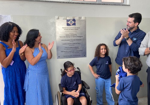 Prefeitura inaugura ampliação da Escola Maria Inêz e cria 100 novas vagas para alunos em Patos de Minas