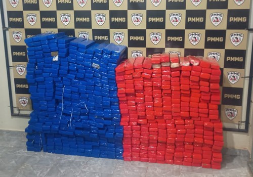 Polícia apreende 600 quilos de maconha e prende dois homens após perseguição na MG-176