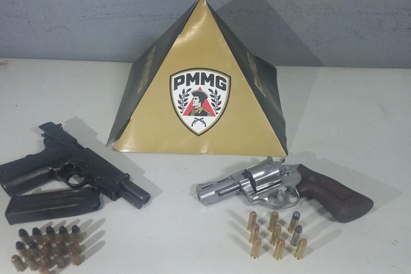 Homem é preso com pistola e revólver carregados no distrito de Guarda dos Ferreiros