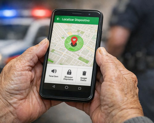 Tecnologia a favor da sociedade! Celular furtado é recuperado após rastreamento e homem de 60 anos acaba preso