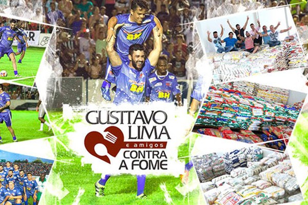 Coordenação do Futebol Solidário do Gusttavo Lima divulga pontos de trocas de alimentos por ingressos