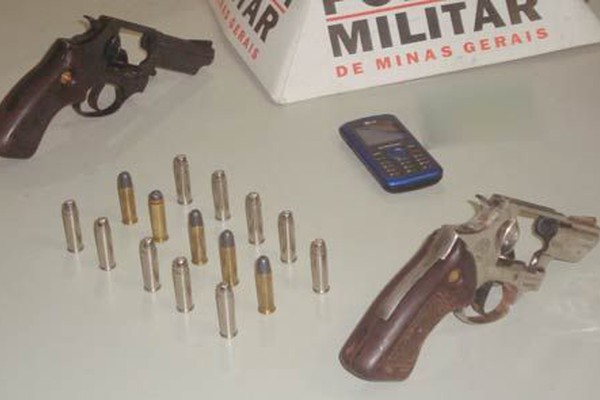 Polícia apreende 14 armas de fogo em pouco mais de um mês em Patos de Minas