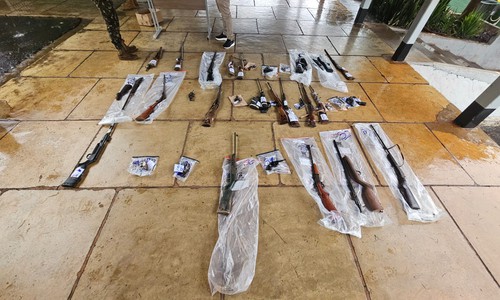 Polícia Civil encaminha armas de fogo apreendidas para destruição em Coromandel
