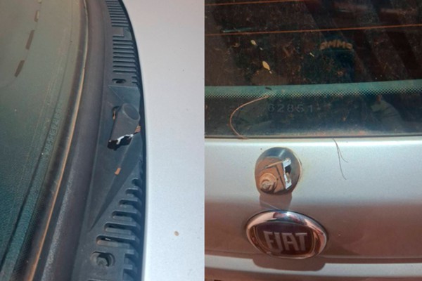 Homem é agredido com capacetada e tem carro depredado pela ex-companheira em Patos de Minas