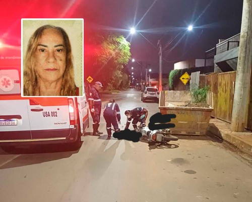 Mulher de 59 anos morre após bater de moto em caçamba de entulho na avenida Afonso Queiroz