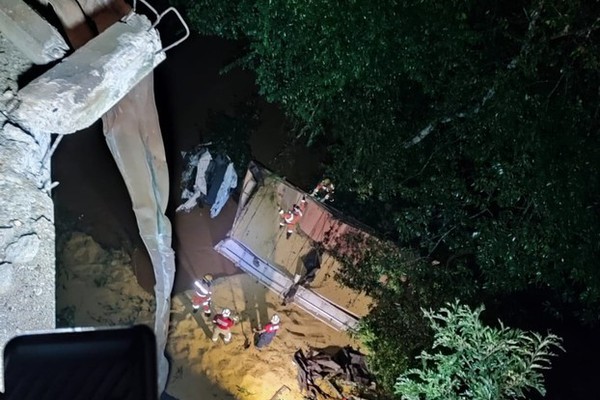 Motorista que desapareceu após acidente na BR365 é encontrado após mais 24h de buscas