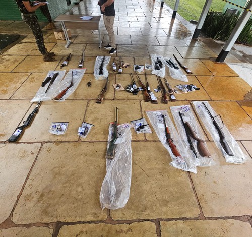 Polícia Civil encaminha armas de fogo apreendidas para destruição em Coromandel