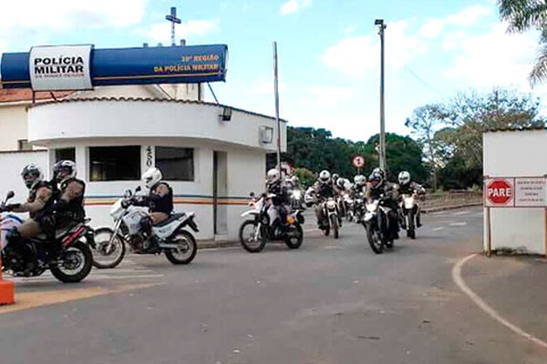 PM inicia Operação Cavalo de Aço em Patos de Minas com reforço de dezenas de policiais