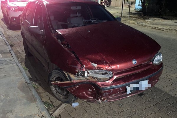 Motorista foge e abandona veículo após provocar acidente no bairro Lagoa Grande
