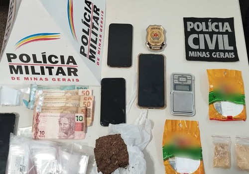 PC e PM encontram drogas e prendem trio que seguia de São Gotardo para Rio Paranaíba