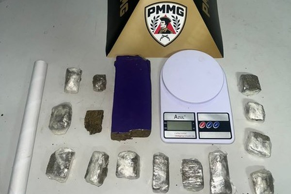 Homem é preso com barra e tabletes de maconha durante operação em Patos de Minas