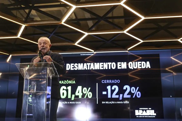 Desmatamento na Amazônia cai 61,4% em maio de 2026