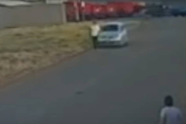 Polícia Civil prende e indicia sobrinho que foi filmado atropelando o próprio tio, em Presidente Olegário