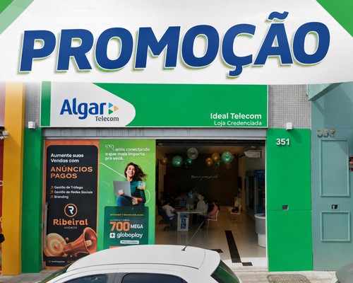 Ideal Telecom lança promoção com internet de 400 Mega por R$ 69,90 e planos móveis a partir de R$ 45,00
