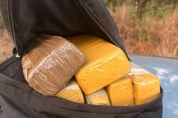 Operação na MG 188 termina com a apreensão de grande quantidade de maconha que ia para Paracatu
