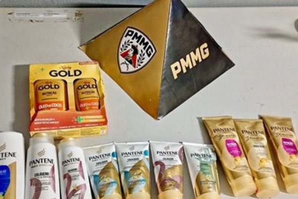 Homem é preso após furto em supermercado e drogaria em sequência, em Patos de Minas