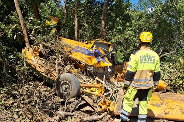Piloto é resgatado com vida após 14 horas da queda de avião em Vazante