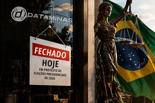 Escritório de contabilidade fecha hoje em protesto às eleições presidenciais de 2026