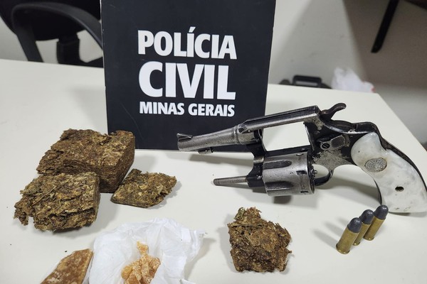Polícia Civil prende quatro suspeitos em São Gotardo por tráfico e porte ilegal de arma de fogo