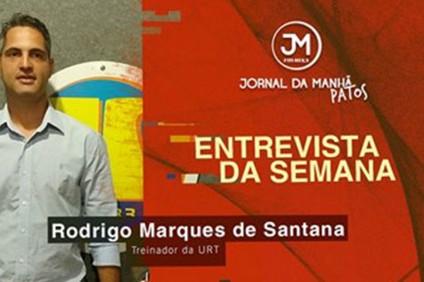 Rodrigo Santana diz na Jovem Pan que pretende conquistar mais um título com a URT