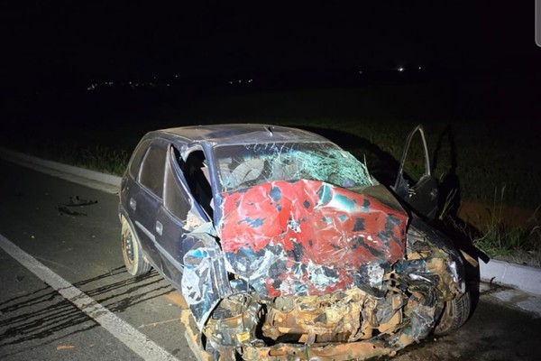 Grave acidente deixa um morto e outro ferido na BR146, em Serra do Salitre