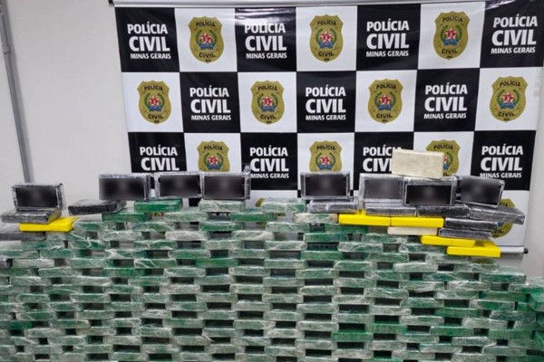 PC apreende em Minas mais de 230 kg de crack e cocaína que vieram da Bolívia