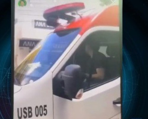 Direção do Samu emite nota de repúdio contra vereador filmado manobrando ambulância