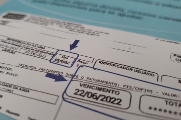 Consumidores recebem duas contas da Copasa em junho, mas devem pagar só a de menor valor