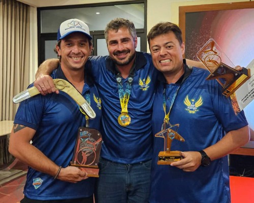 Patense conquista tricampeonato mundial de bumerangue e Brasil é vice-campeão por equipes na Indonésia