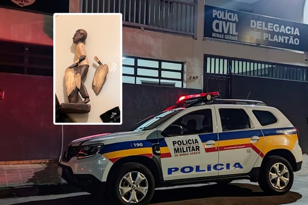 Mulher agride o marido com peça de madeira e ambos vão parar na Delegacia; o motivo é surpreendente