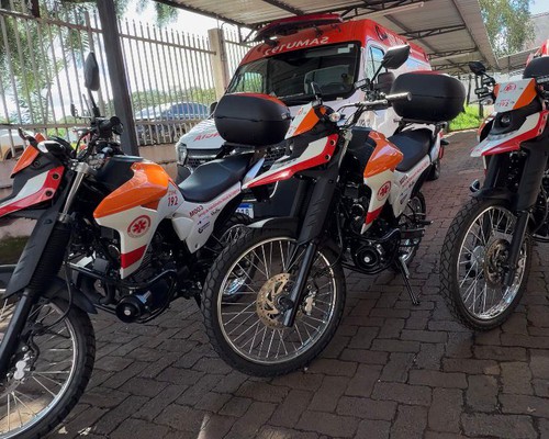 SAMU Regional adquire motolâncias para agilizar atendimentos em Patos de Minas